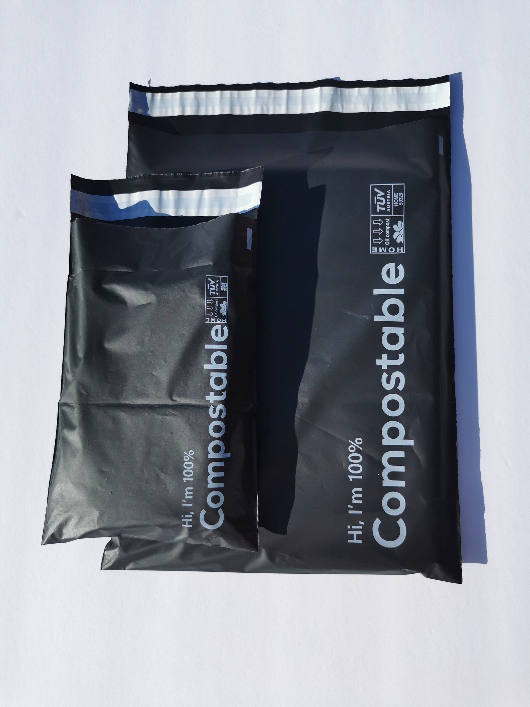 Biodegradable Shipping Bags Compostable Poly Mailers with Eco Etsy