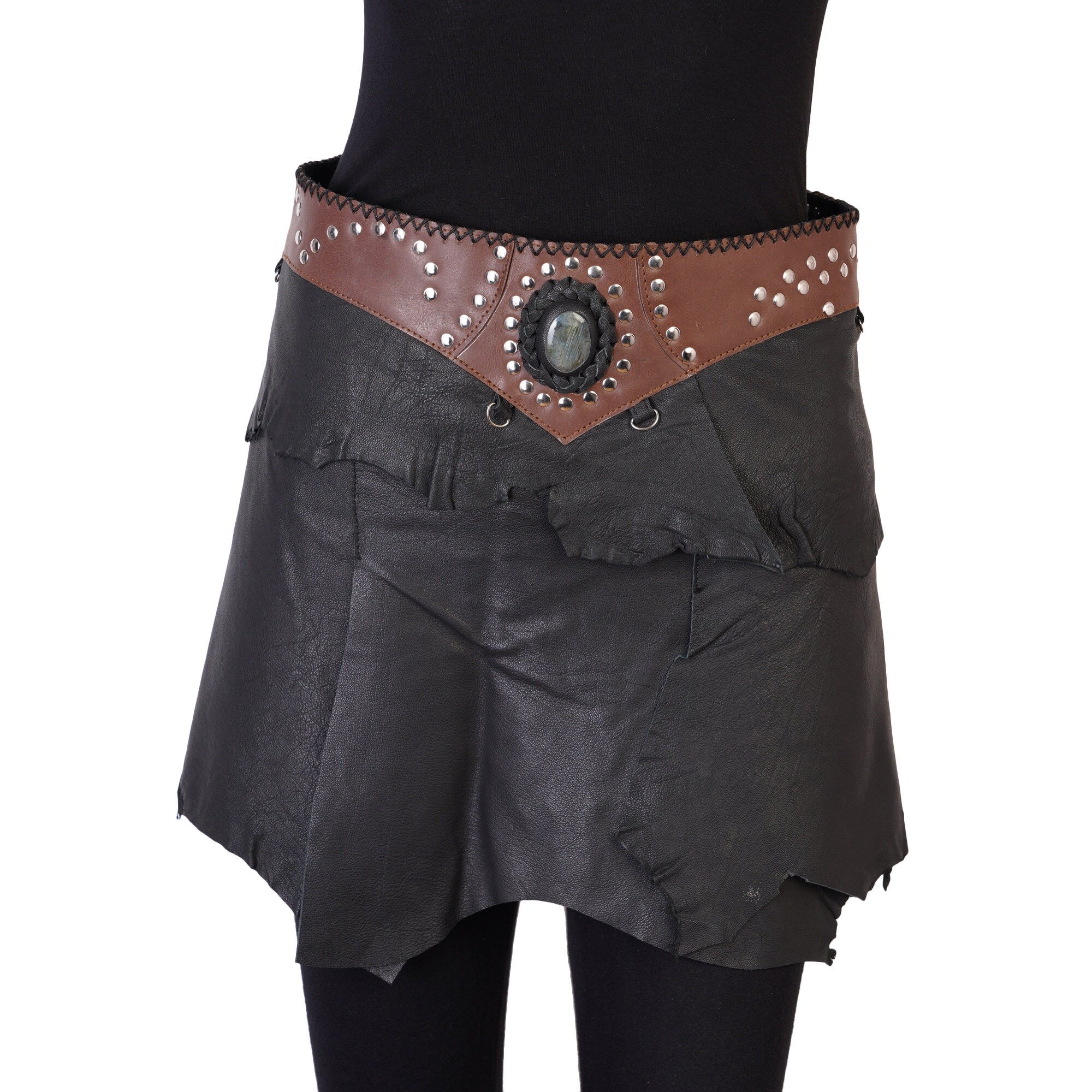 Leather Utility Belt Music Festival Belt Earthy Goddess Etsy