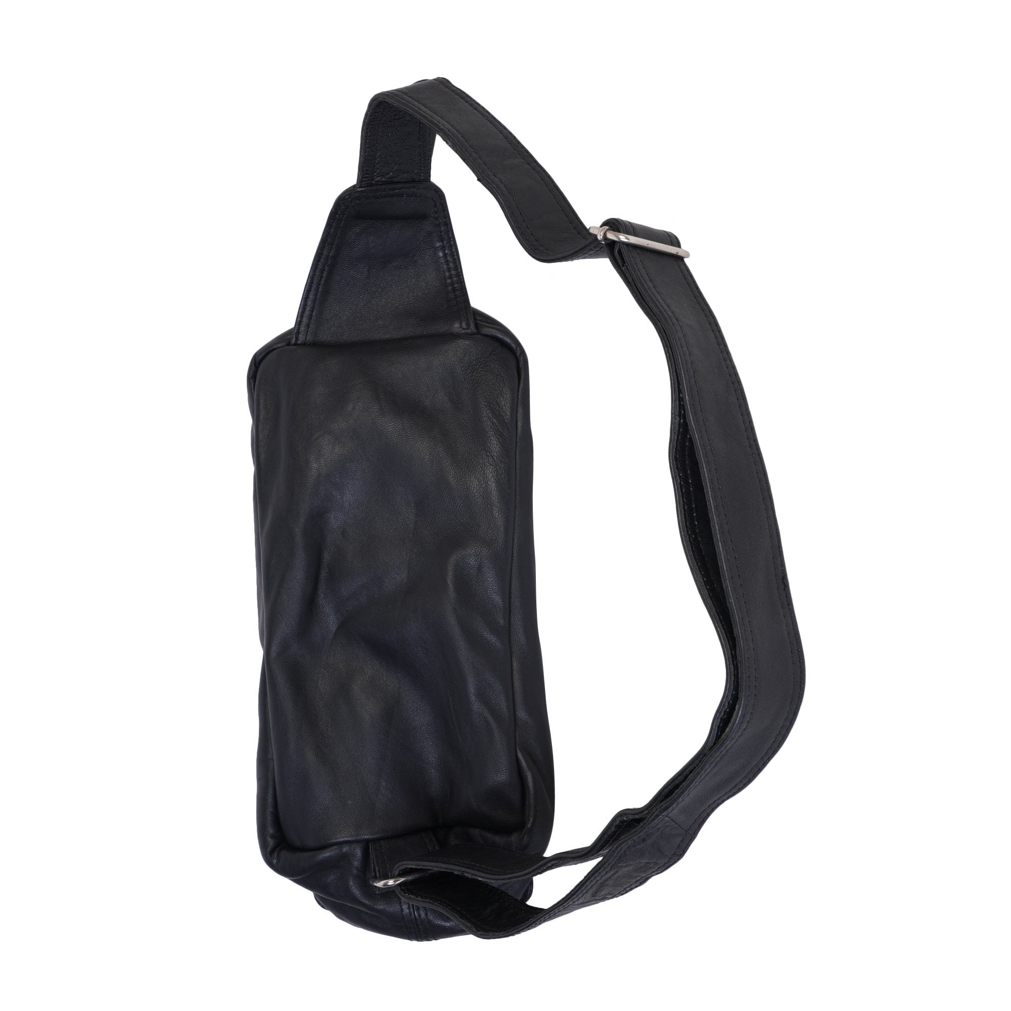 Cross body bag black leather utility belts . leather Etsy