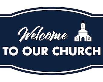 Church Welcome Sign - Etsy