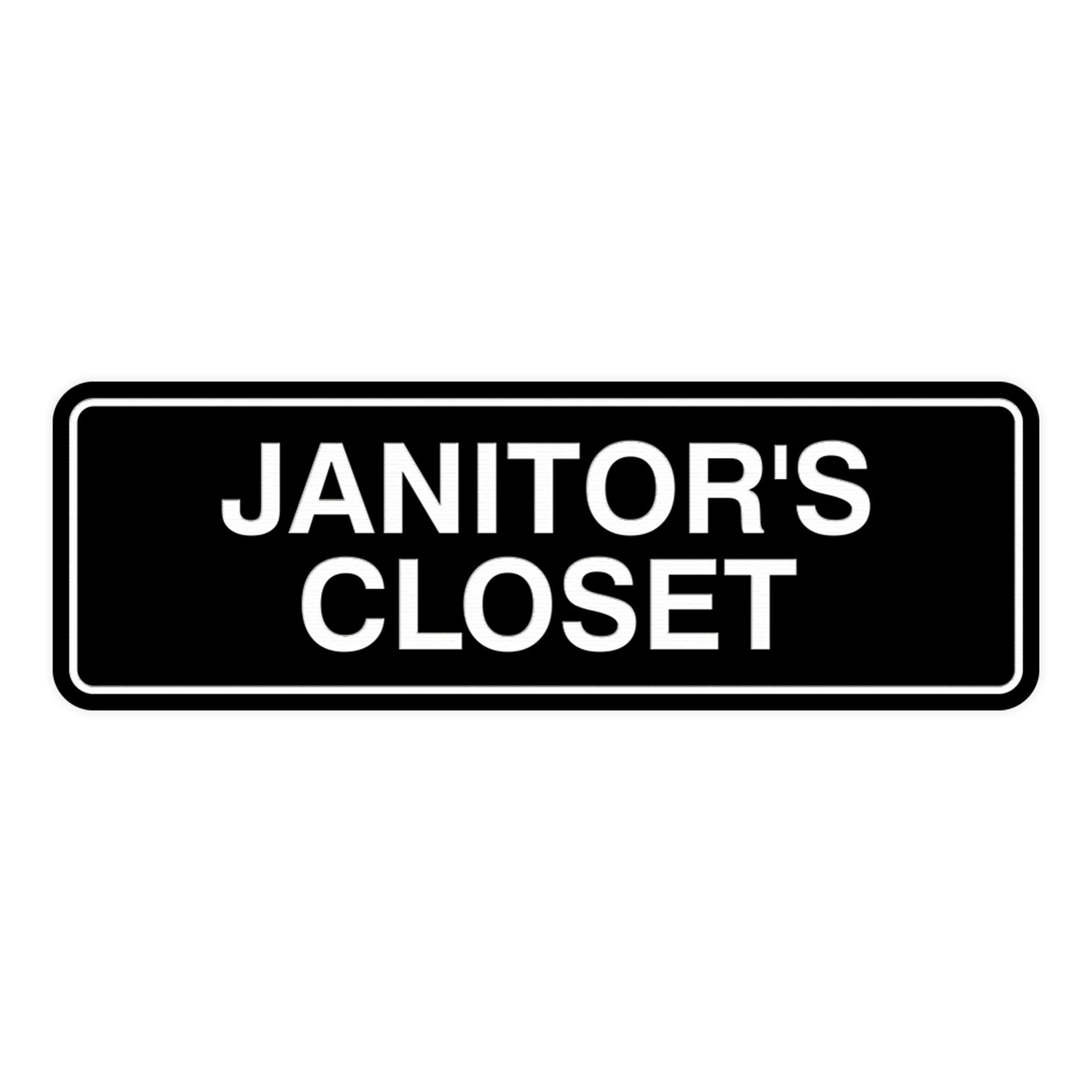 Standard Janitor's Closet Sign Etsy