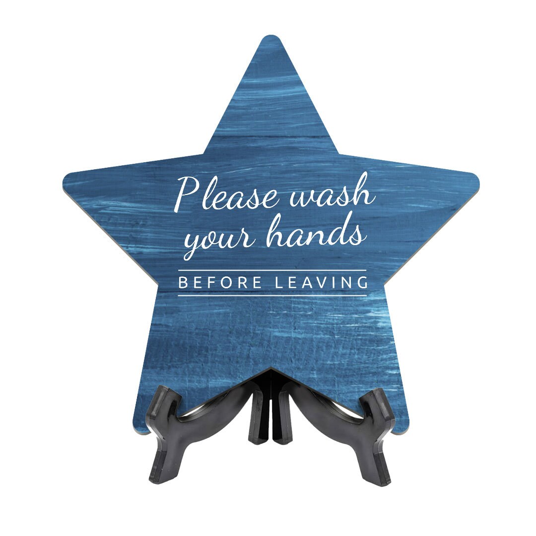 Sign Bylita Please Wash Your Hands Before Leaving 2 Wood - Etsy