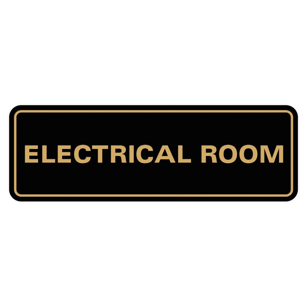 Standard Electrical Room Sign - Etsy