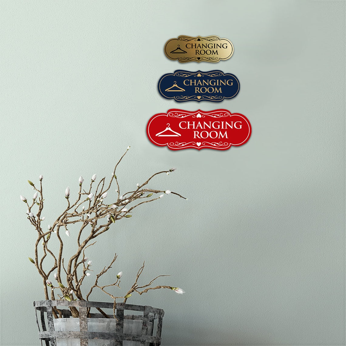 Designer Changing Room Sign - Etsy