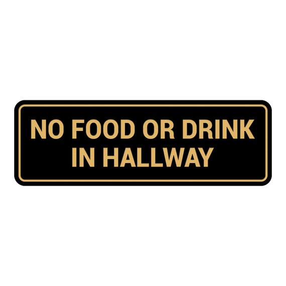 Guide du panneau Interdiction de manger ou de boire ?