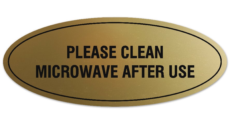 Microwave Decal Funny Clean the Microwave, Break Room, Teacher