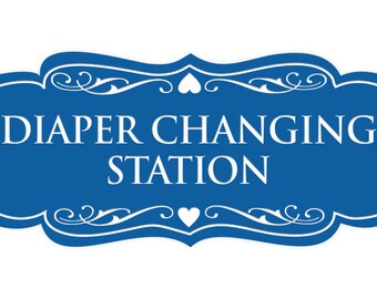 Diaper Changing Station Sign - Etsy