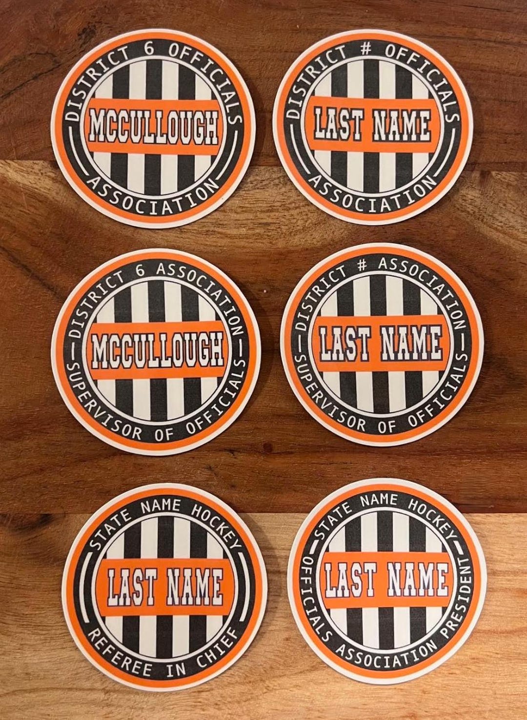 Refferee Stickers Custom Hockey Referee Sticker | Personalized Official Gift - Etsy Canada
