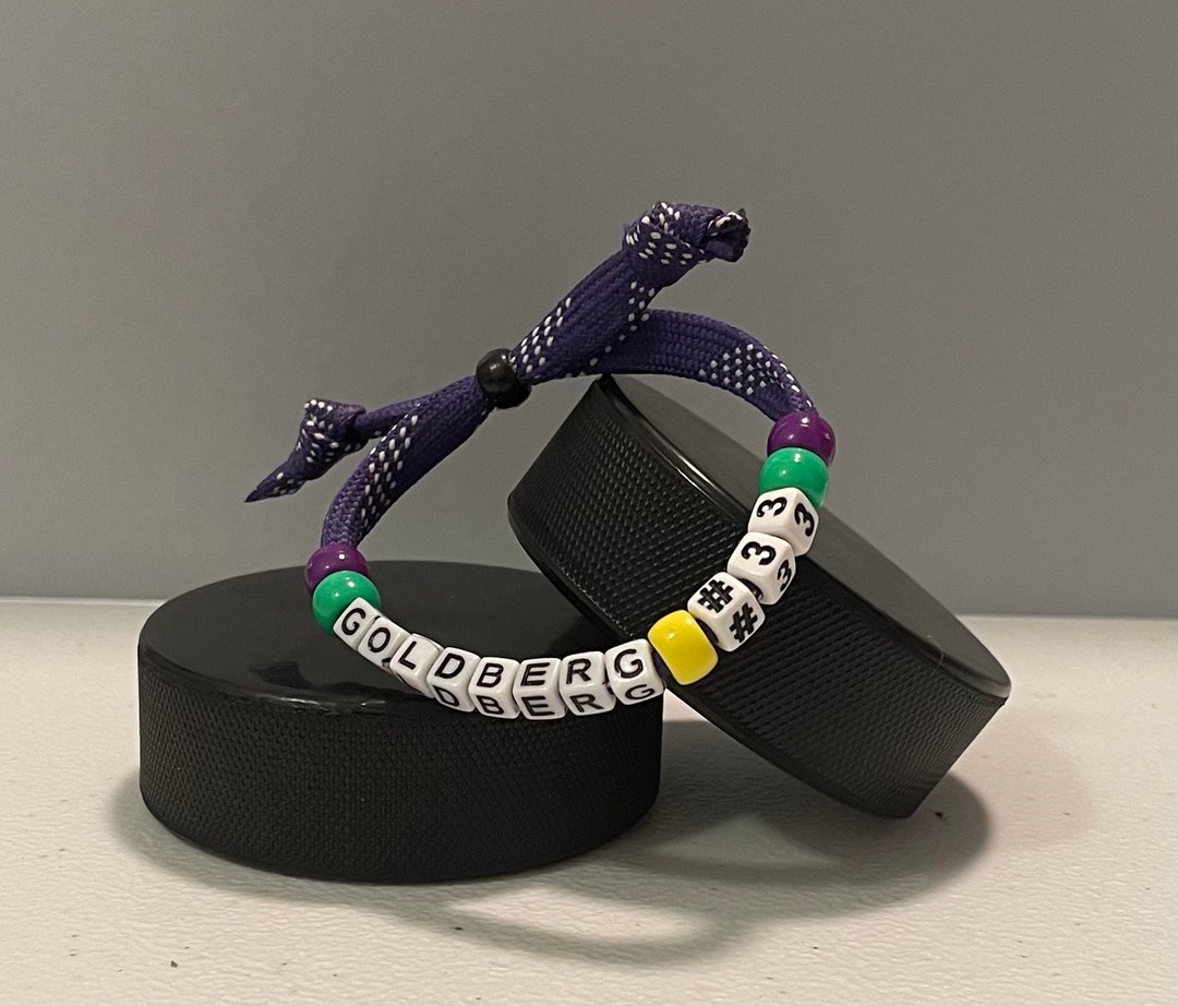 Hockey Lace Bracelet Personalized Adjustable Hockey Lace Etsy