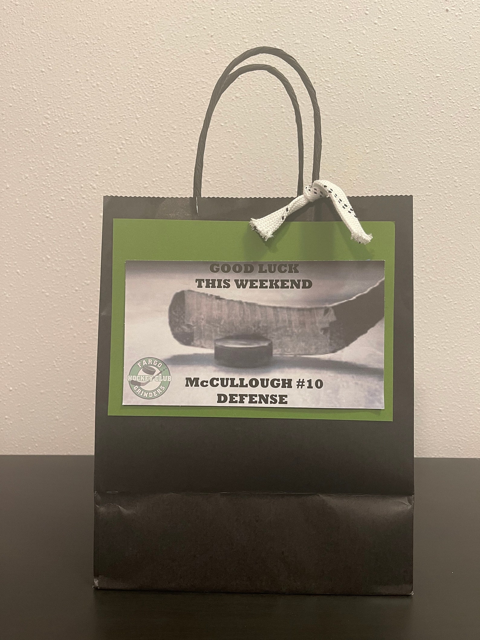 Hockey Stick Puck Logo Goodie Bag Hockey Gift Bag Hockey Etsy