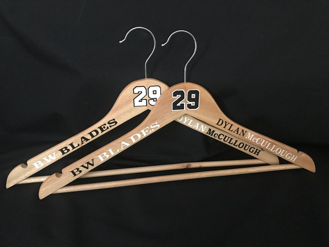 Jersey Hanger / Personalized Jersey Hanger / Customized Jersey Etsy