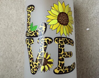 Cheetah Print tumbler