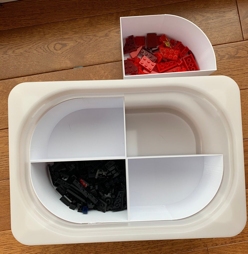 ikea trofast storage unit with bins