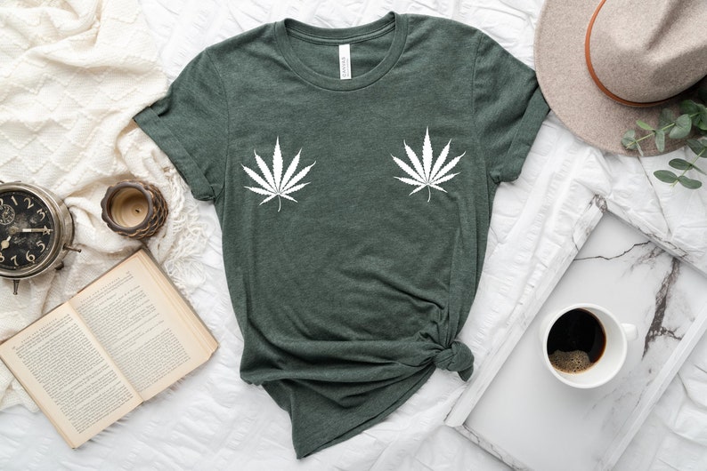 Marijuana Boobie Shirt, Cannabis Shirt, Weed Shirt, Funny Marijuana Tee, Weed Shirt, Funny Weed Shirt, Marijuana Shirt, gift for her, boob 