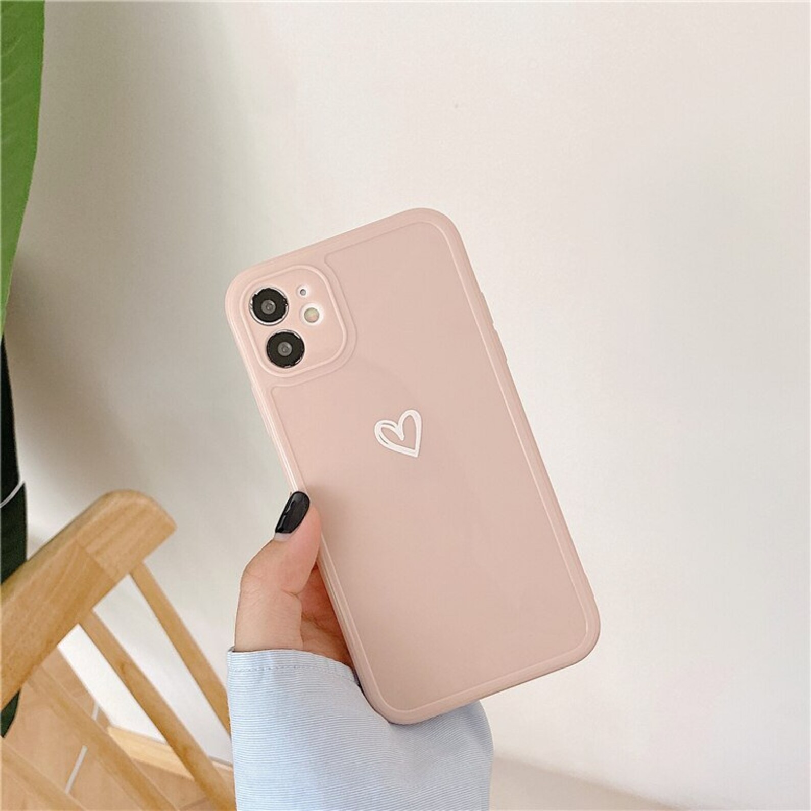 Love Heart Camera Protection Phone Case For iPhone 12 Pro Max Etsy