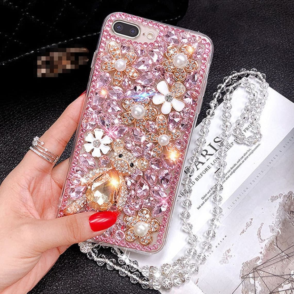 Samsung case Bling Jewelled Rhinestone Crystal Diamond Phone Etsy