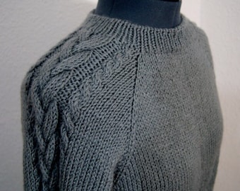 PDF - Two Needle Sweater Pattern - Size from S to XXXL