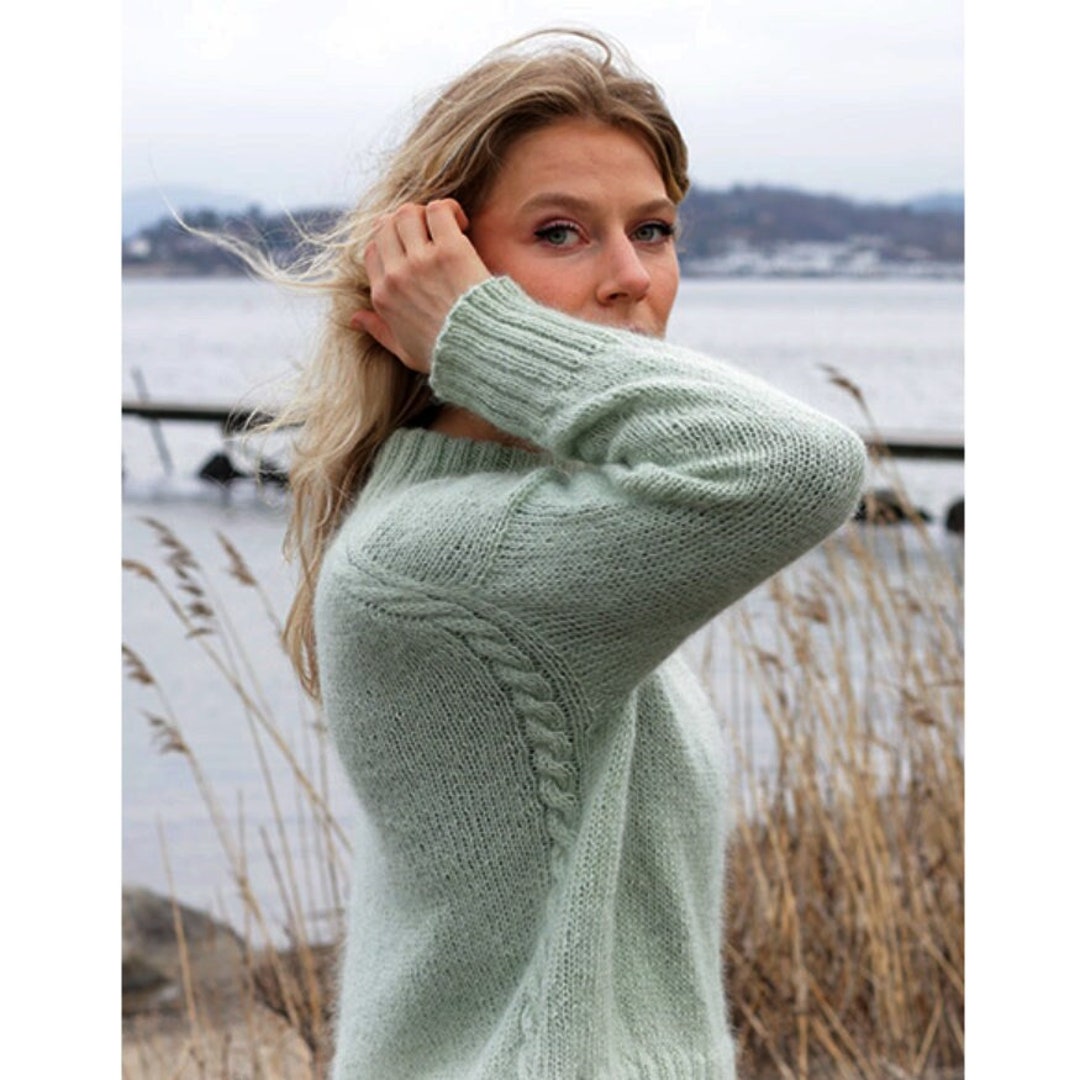 100 Merinos Pull Laine Pull Femme Etsy France