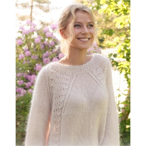 Hand Knitted Mohair Sweater - Wool Sweater - Women's Sweater