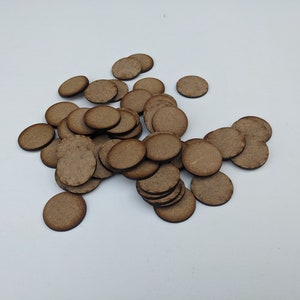 100 MDF mini wargame bases 25mm/28mm/32mm/Legion