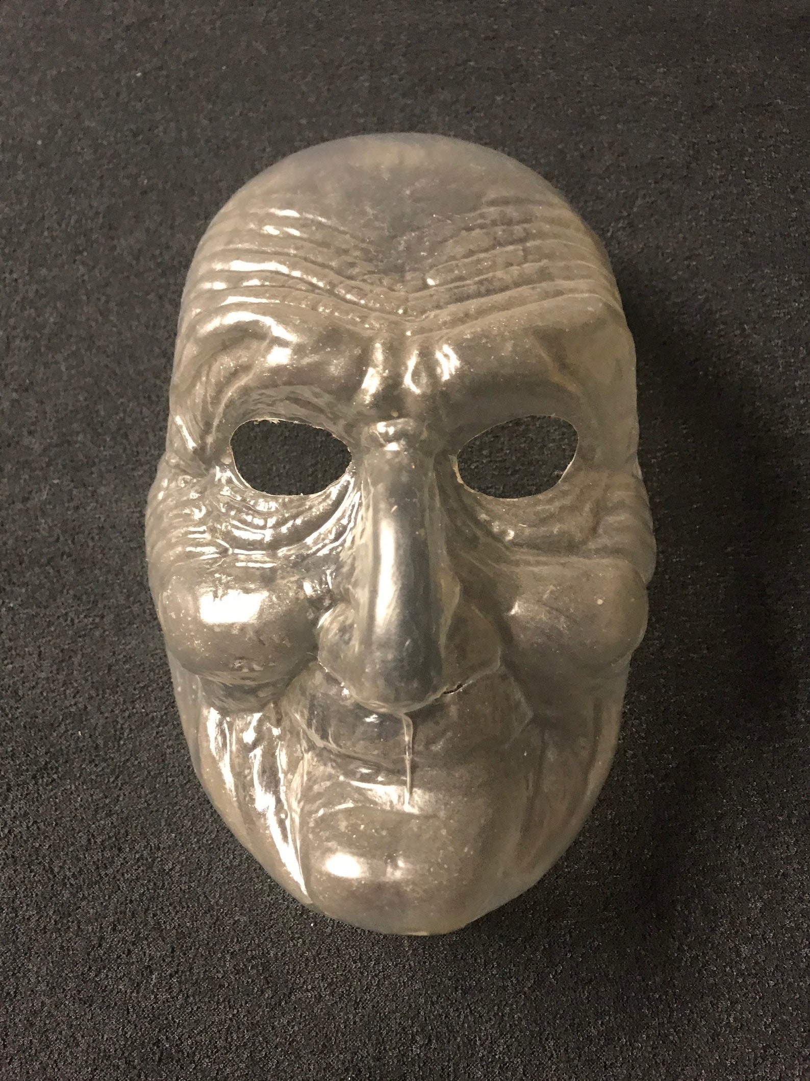 Vintage Clear Plastic Halloween Mask Etsy