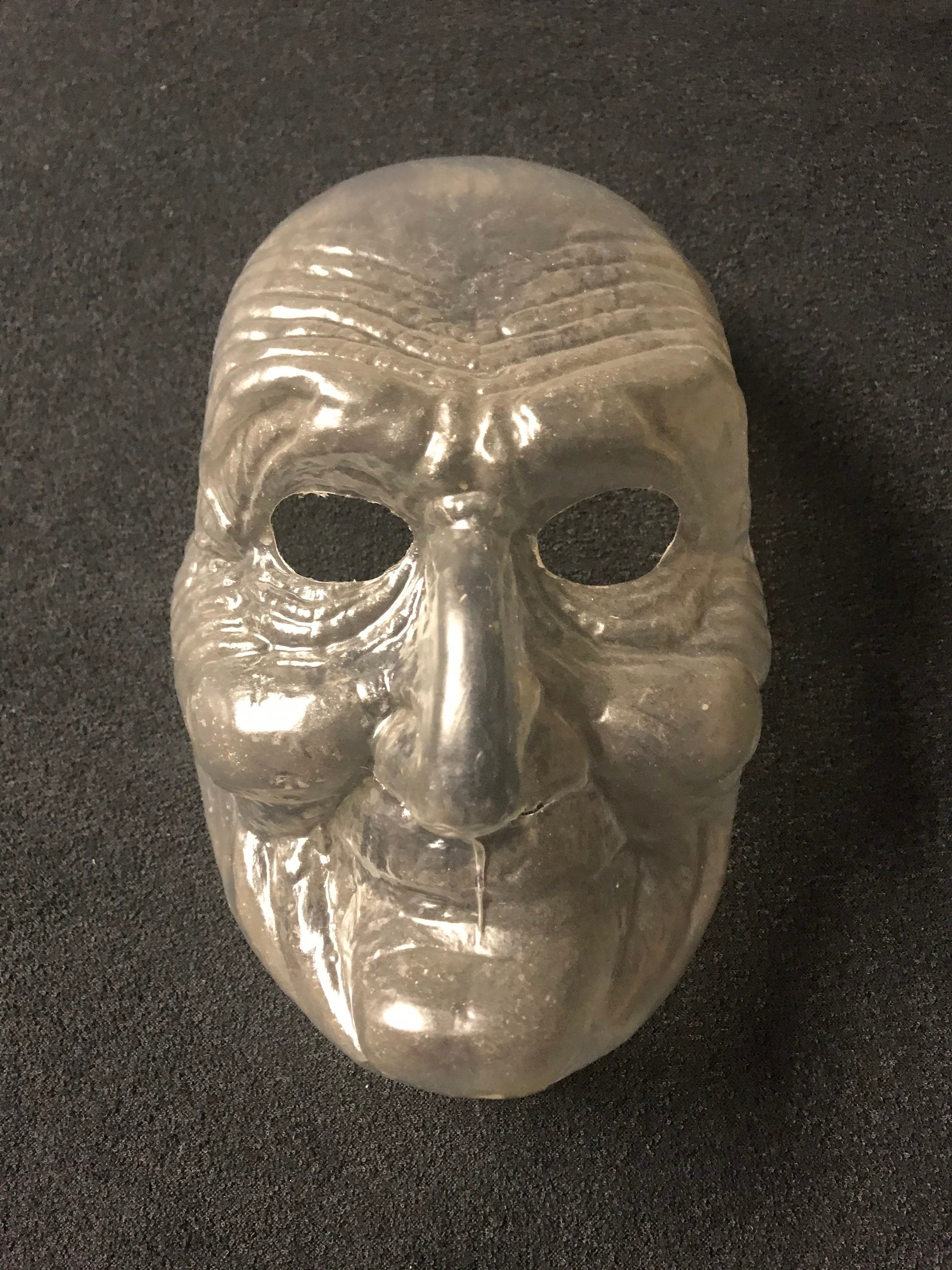 Vintage Clear Plastic Halloween Mask Etsy