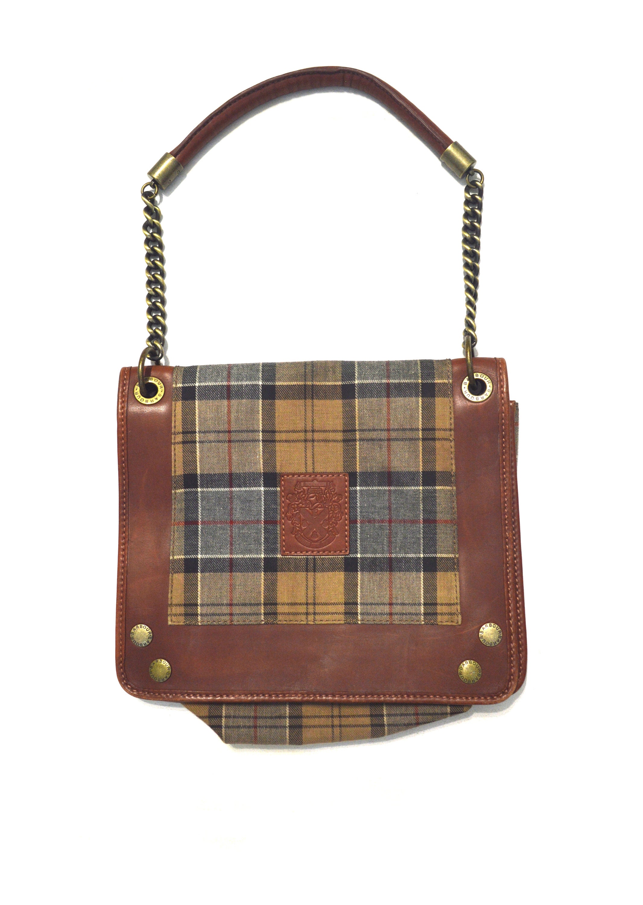 Barbour tartan bag hotsell
