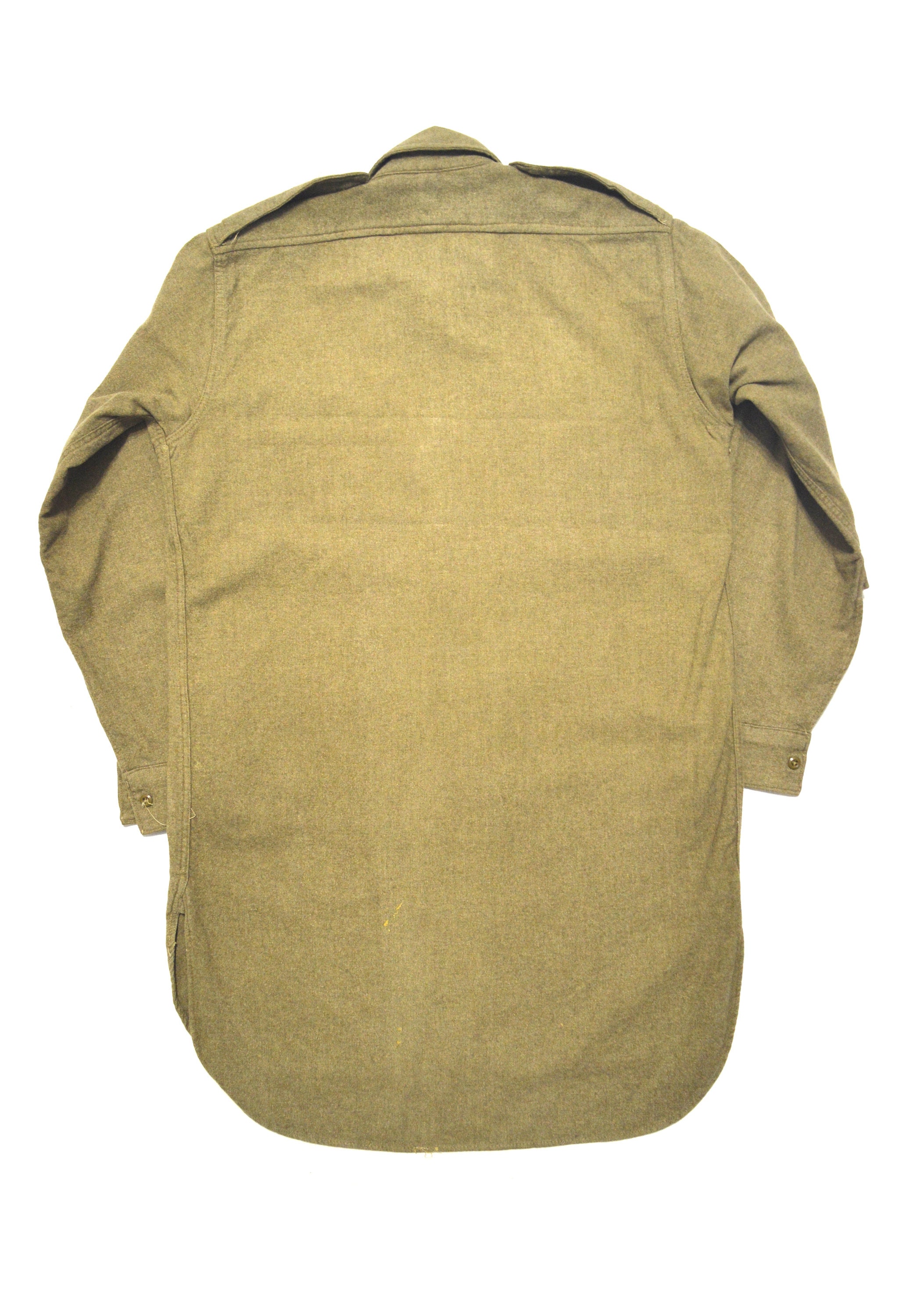 Deadstock Vintage Original British Army WW2 40s Shirt Khaki Deadstock Vintage Original British Army WW2 40s Shirt Khaki