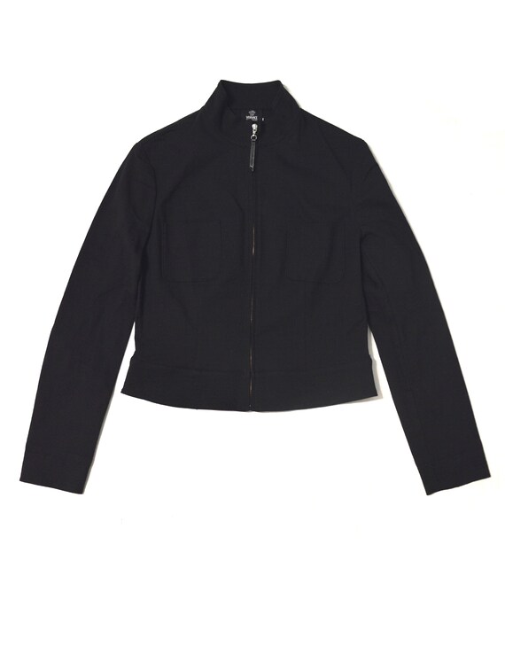 Versace Jeans Couture Vintage Blazer Jacket Full Zip Black - Etsy
