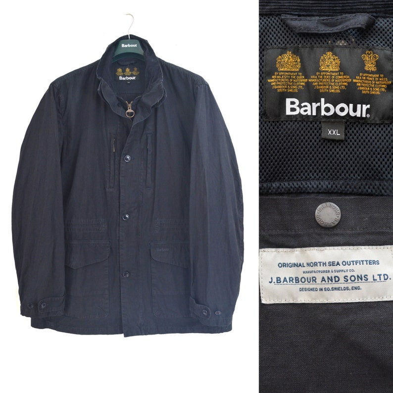 Barbour Cumbrae Casual shops Jacket Navy Size Men's XXL