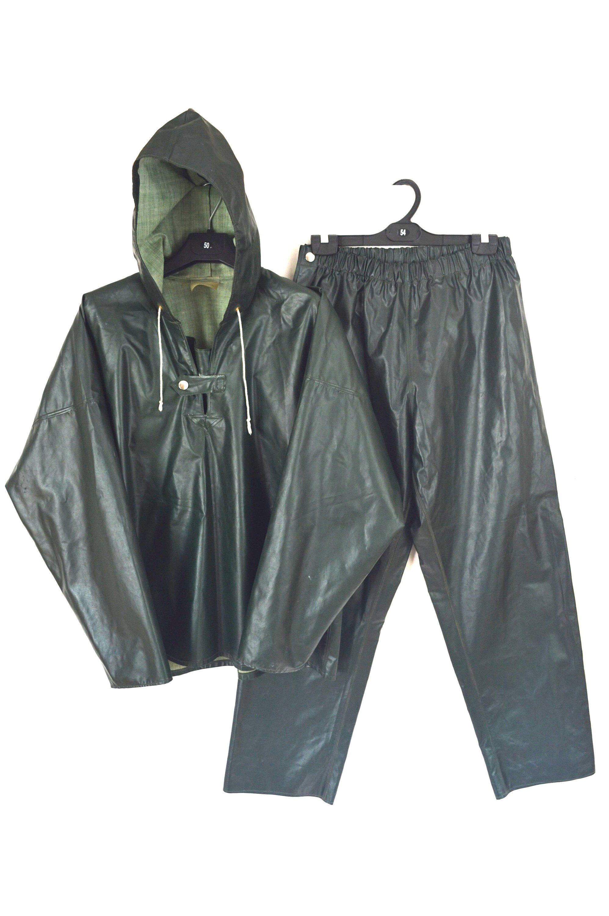 Vintage Helly Hansen 2 Piece Foul Weather Set PVC Oilskin Coat Etsy