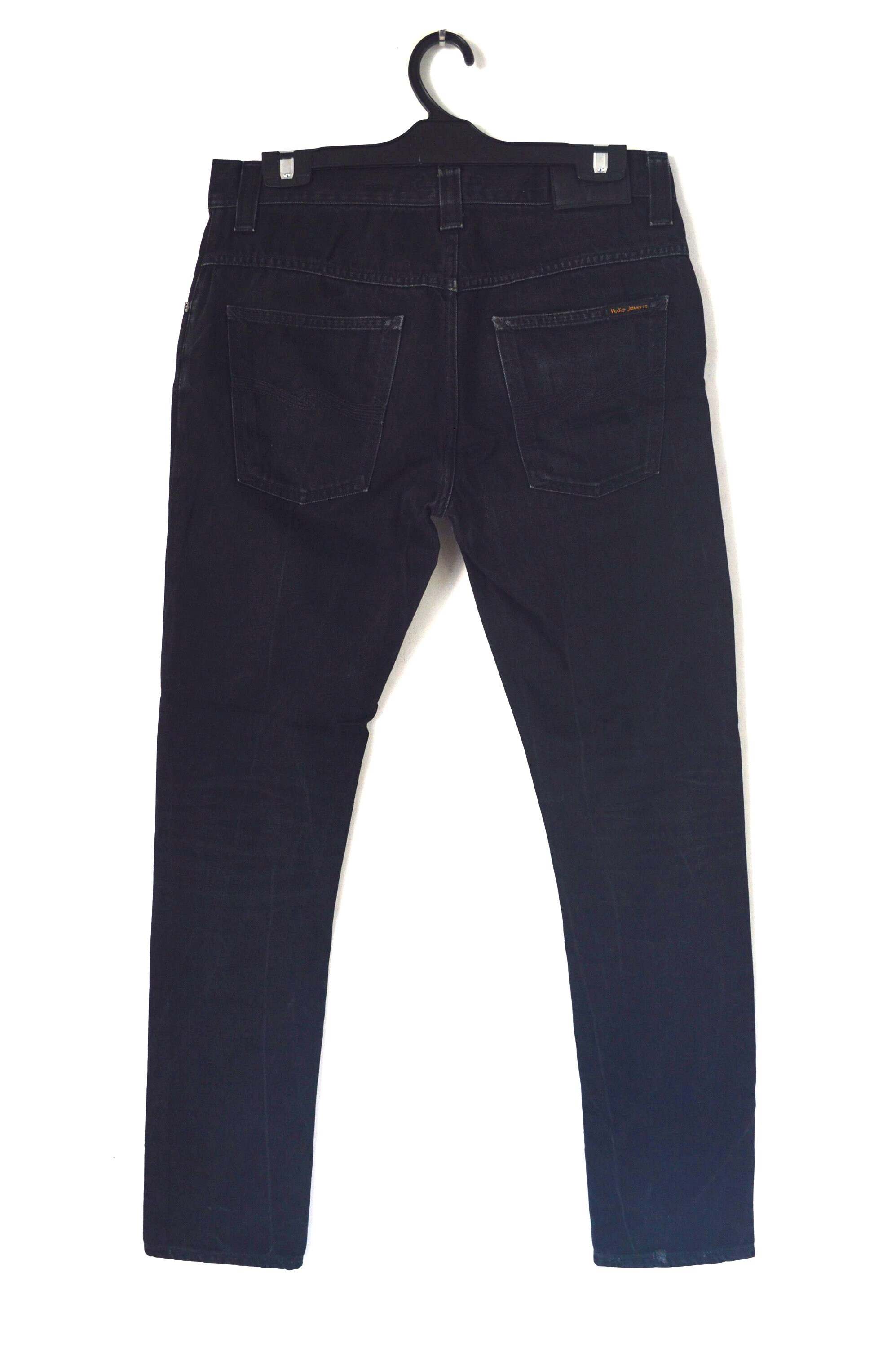 Nudie Jeans Hank Rey Dry Black Size Men 