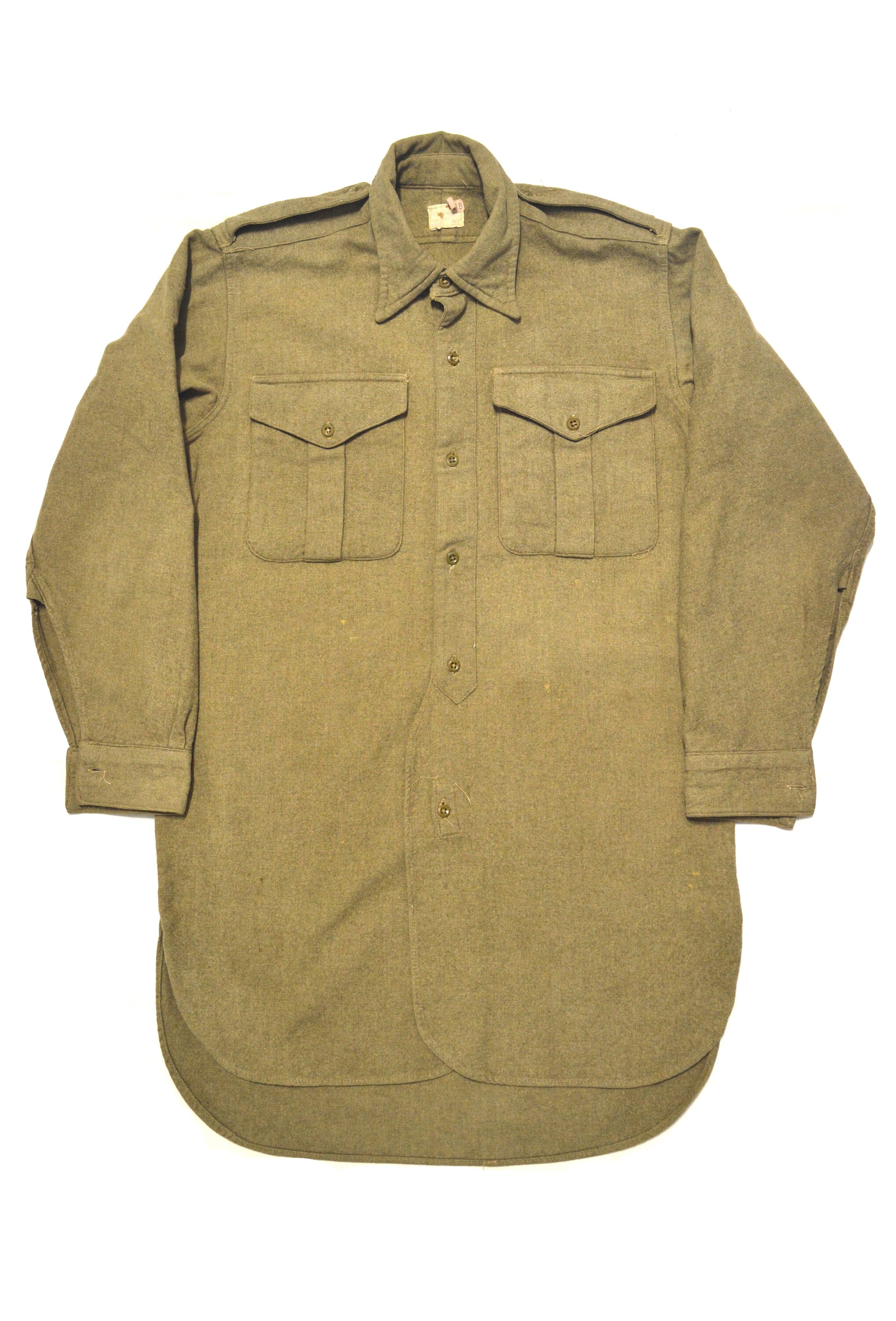 Deadstock Vintage Original British Army WW2 40s Shirt Khaki Size Men's 4 - Etsy Deadstock Vintage Original British Army WW2 40s Shirt Khaki Size Men's 4 - Etsy