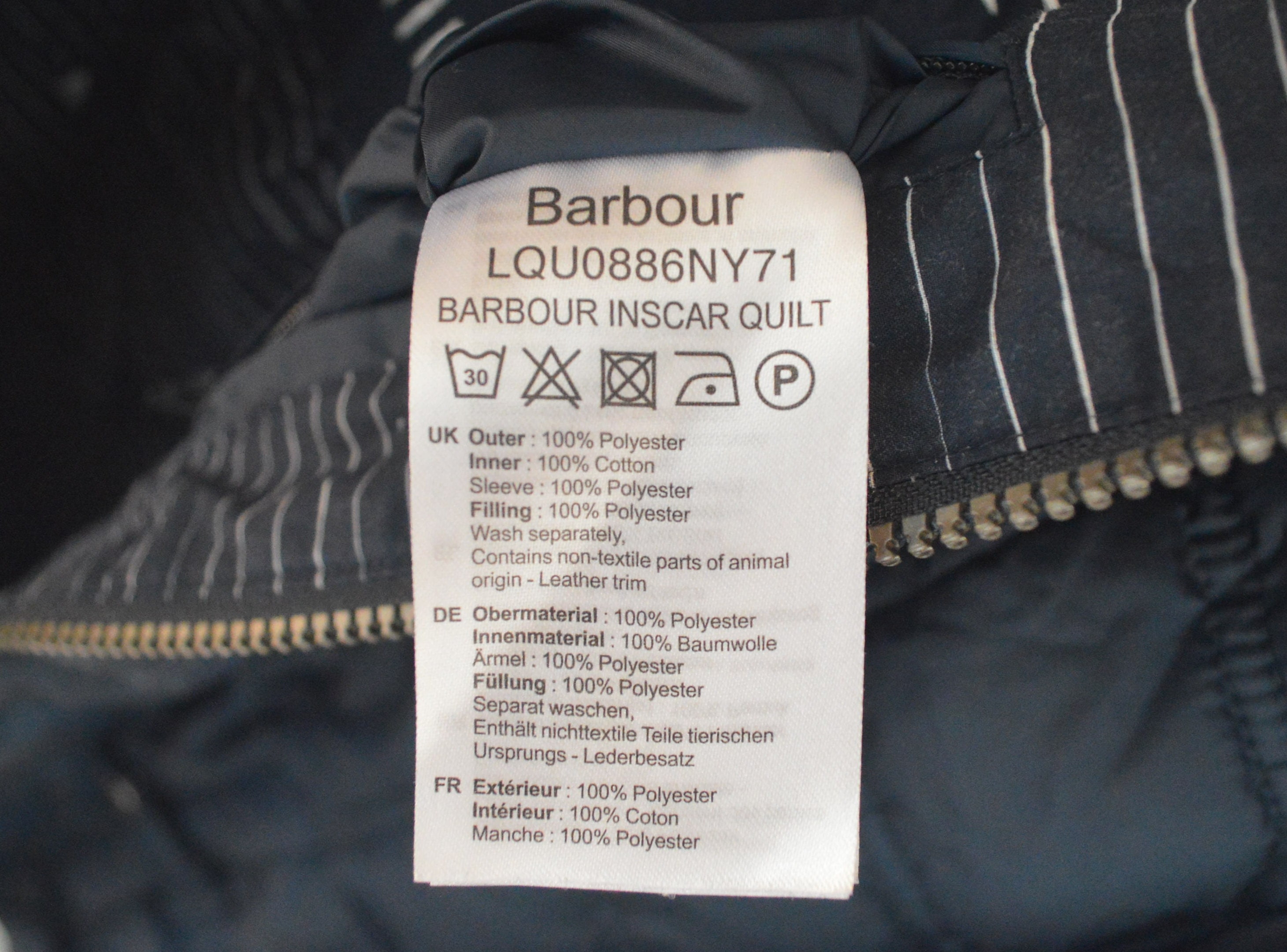 Barbour Inscar Quilted Hooded Jacket 