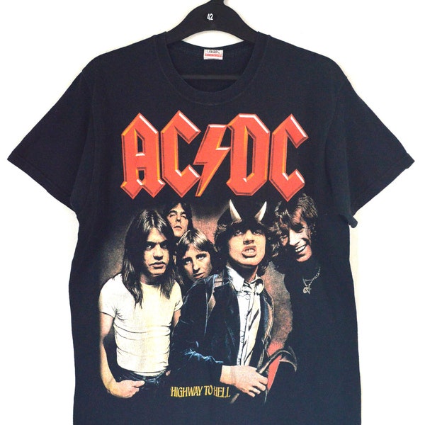 AC DC Vintage Highway To Hell Band T-Shirt Black Size Men's M