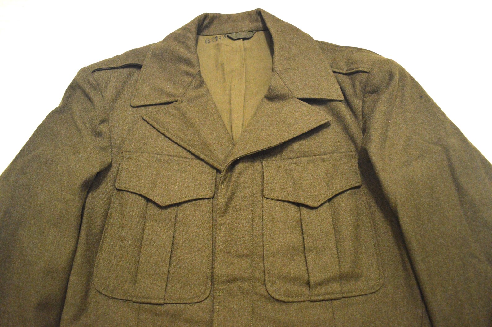 Vintage WW2 Ike Jacket 1944 Field Good Grade Green Size Etsy