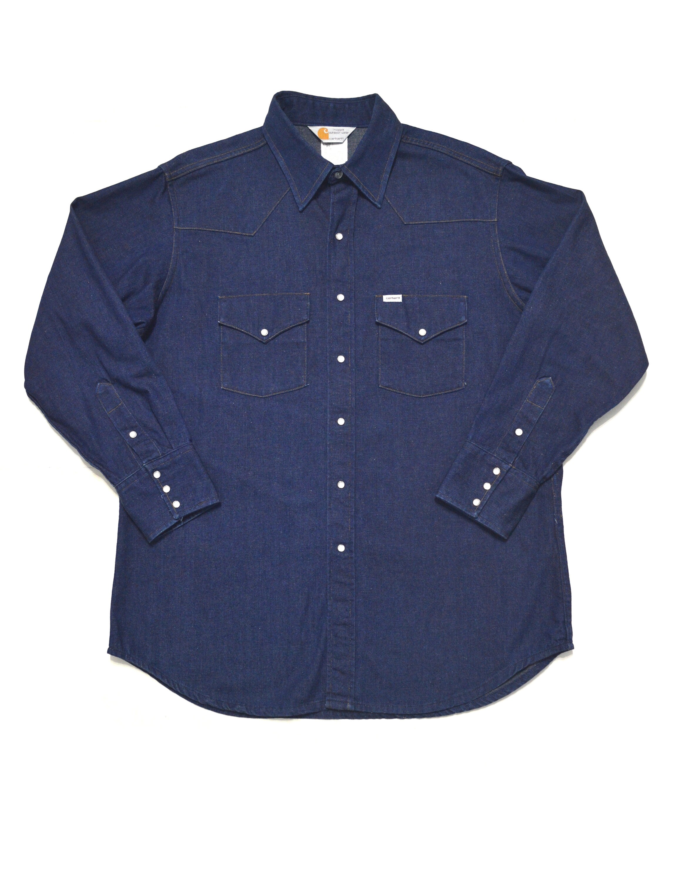 Vintage Carhartt Denim Western Shirt 