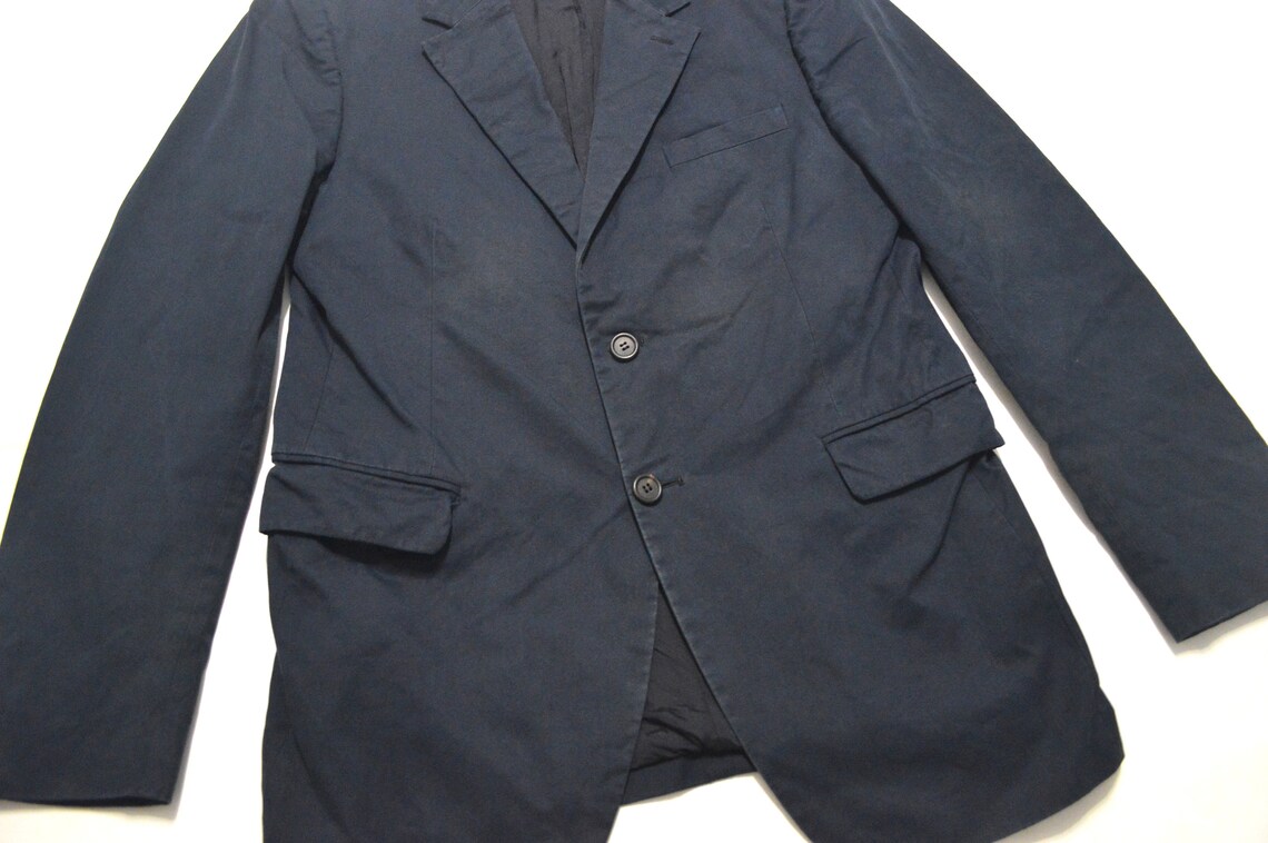 Prada Milano Vintage Blazer Sport Coat Jacket Dark Blue Size - Etsy