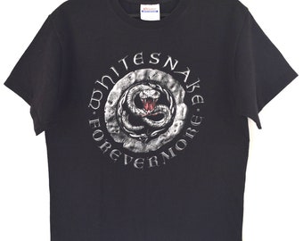 Whitesnake Vintage Band T-Shirt Black Size S