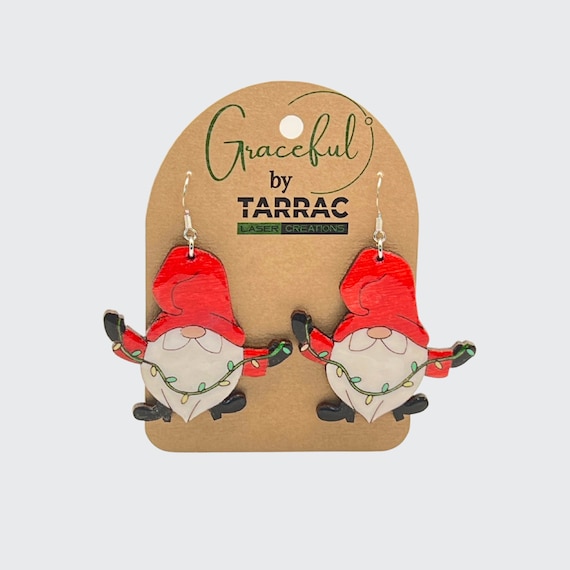 Cute Gnome Christmas Earrings