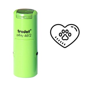 Hund Pfote Druck Stempel