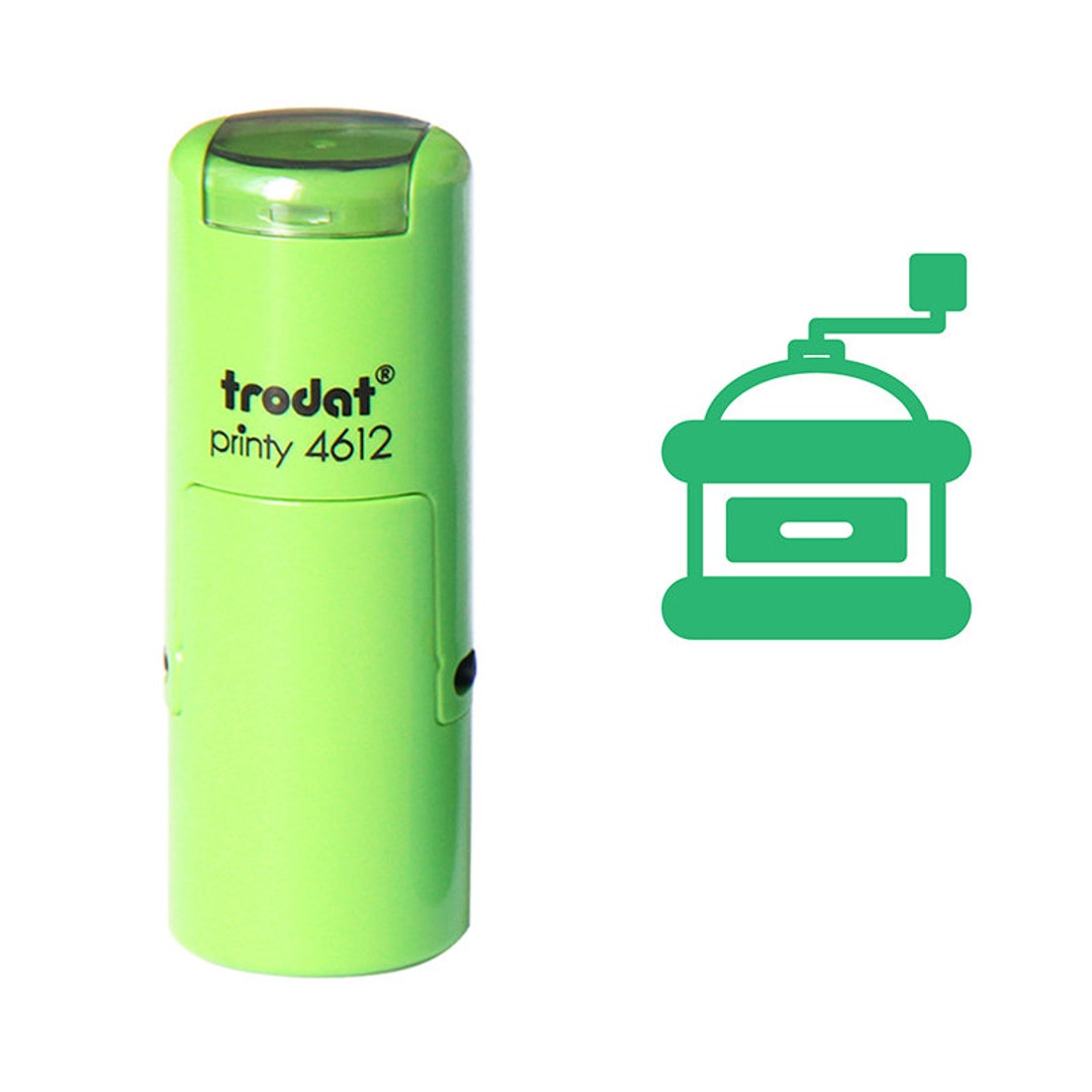 Coffee Grinder Stamp Etsy