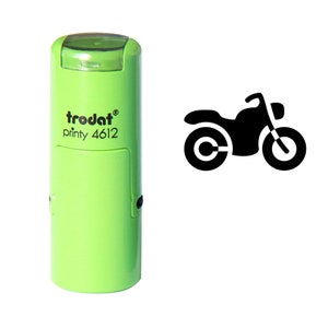 De Zegel van de motorfiets