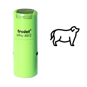 Fett Hund Stempel