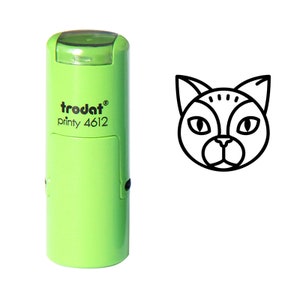 Timbre de tête de chat