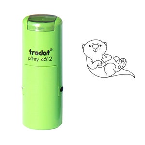Floating Otter Stamp