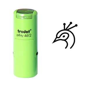 Pfau Kopf Stempel