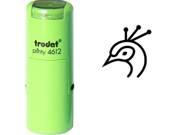 Peacock Head Stamp