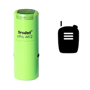 Walkie Talkie Radio Stamp