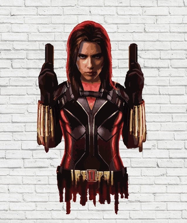 Black Widow svg Marvel Avengers Superhero pdf jpg eps png | Etsy